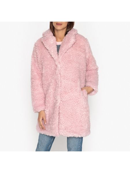Длинное пальто длинное Samsoe And Samsoe, розовое