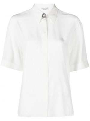 Риза Brunello Cucinelli бяло