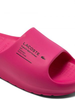 Tongs Lacoste rose