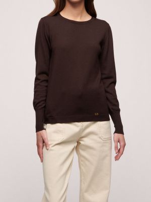Пуловер Luisa Spagnoli коричневый