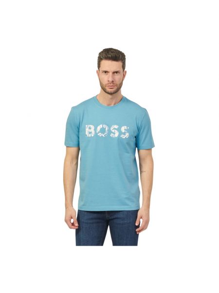 Koszulka Hugo Boss niebieska
