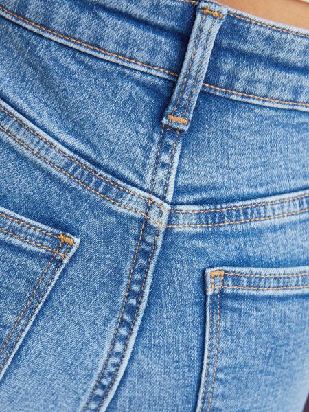 Jeans a zampa Bershka blu