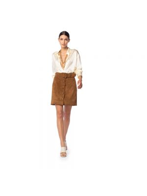 Mini falda Mvp Wardrobe marrón