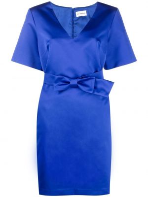 Mini haljina s v-izrezom P.a.r.o.s.h. plava