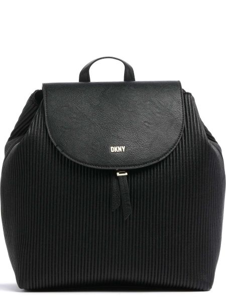 Кожаный рюкзак из искусственной кожи Dkny черный