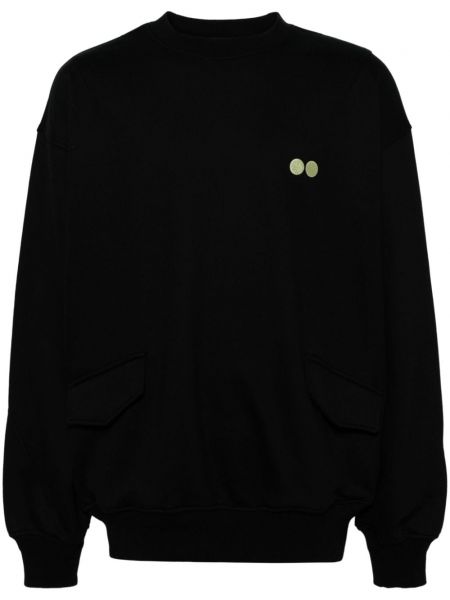 Sweatshirt aus baumwoll mit print Songzio schwarz