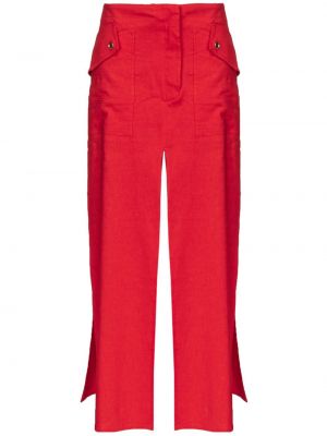 Jupe longue drapé Pinko rouge