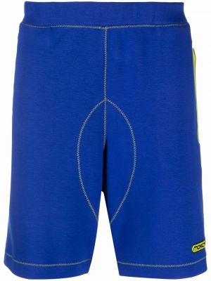 Pantaloncini sportivi con stampa Moschino viola