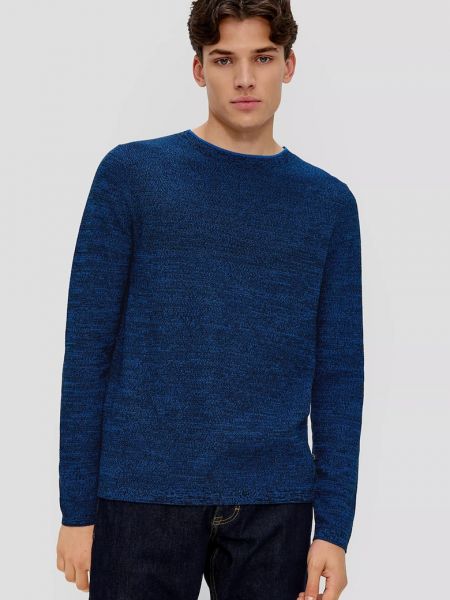 Хлопковый свитер S.oliver синий