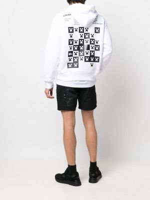 Sweatshirt mit print Lacoste weiß