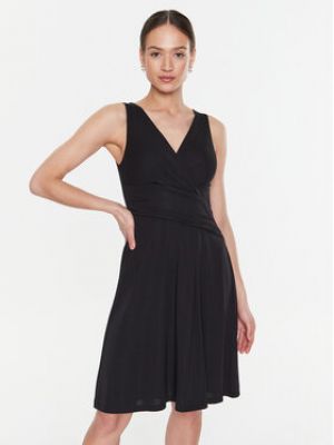 Koktejlové šaty Lauren Ralph Lauren černé