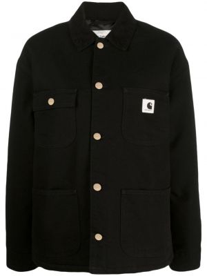 Bavlnená bunda Carhartt Wip čierna