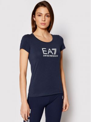 Majica Ea7 Emporio Armani modra
