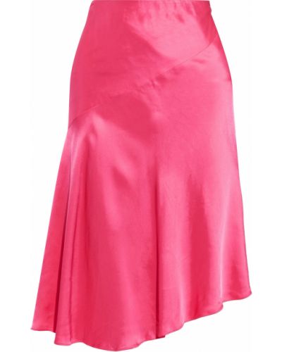 Růžové saténové sukně Helmut Lang