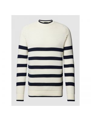 Sweter w paski Emporio Armani - Biały