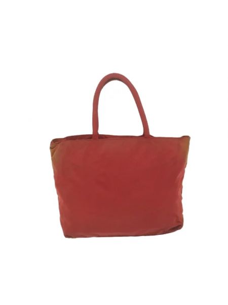 Nylonowa torba retro Prada Vintage czerwona