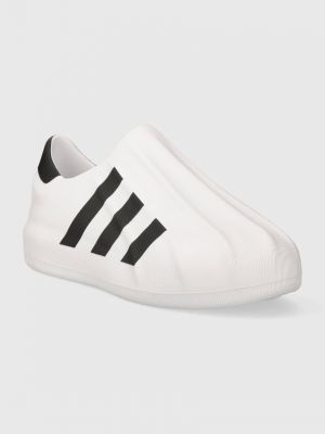 Pantofle Adidas Originals bílé