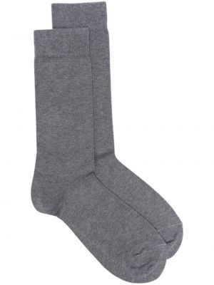 Чорапи с принт Sunspel сиво