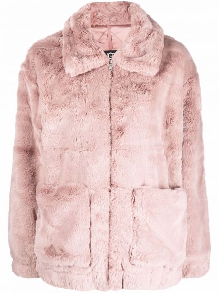 Куртка с мехом из искусственного меха Ugg, розовый