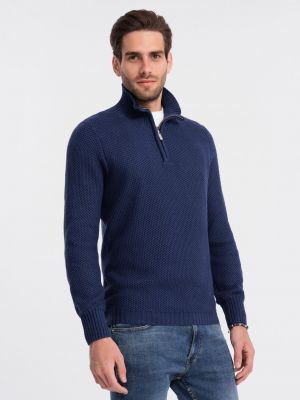 Pletený svetr Ombre modrý