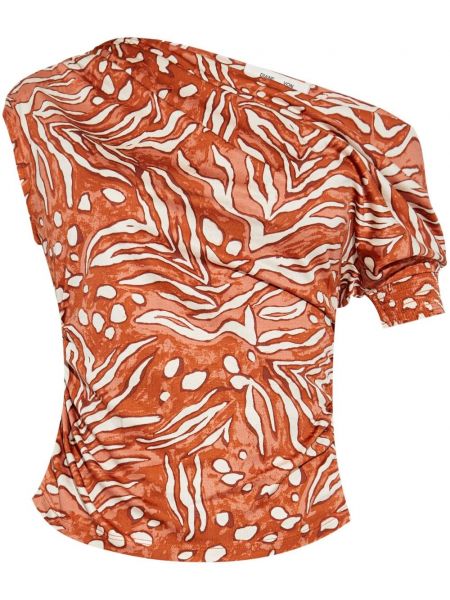 Top Dvf Diane Von Furstenberg orange