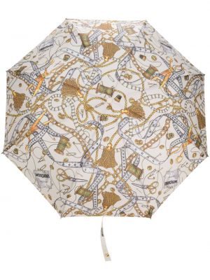 Parapluie à imprimé à imprimé léopard Moschino