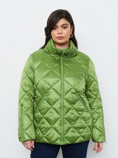 Утепленная демисезонная куртка Samoon By Gerry Weber зеленая