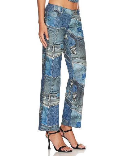 Pantalones con estampado Miaou azul