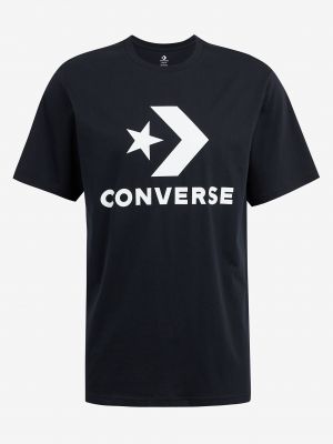 Tričko s hvězdami Converse černé