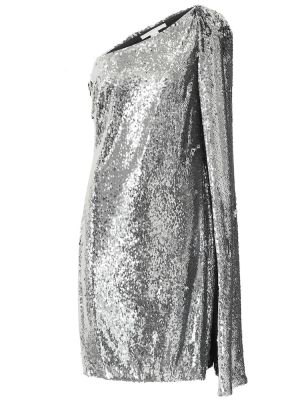 Mini vestido con lentejuelas Stella Mccartney plateado