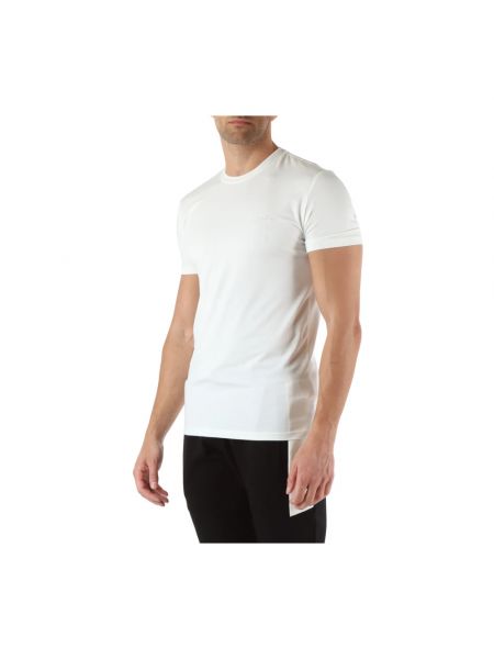 Koszulka slim fit bawełniana z modalu Antony Morato biała
