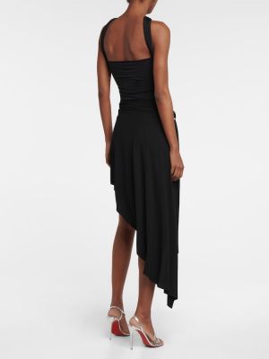 Asymetrické dlouhá sukně Alexandre Vauthier černé
