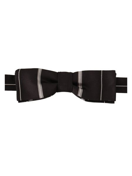 Jedwabny krawat Dolce And Gabbana szary