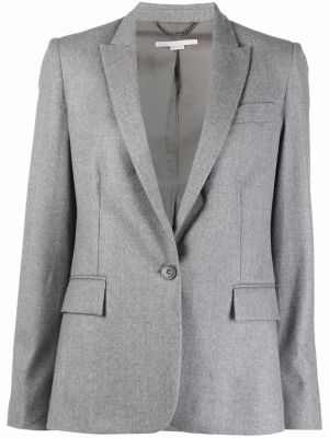 Ull lang blazer Stella Mccartney grå