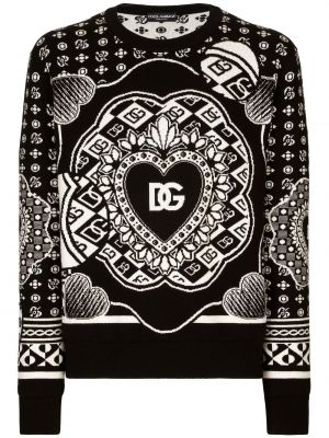 Пуловер с принт Dolce & Gabbana