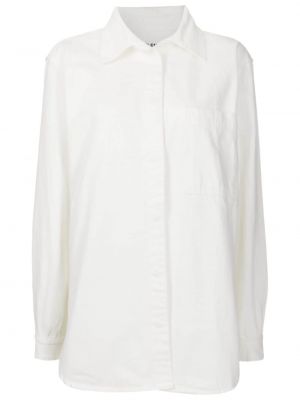 Camicia di cotone Osklen bianco