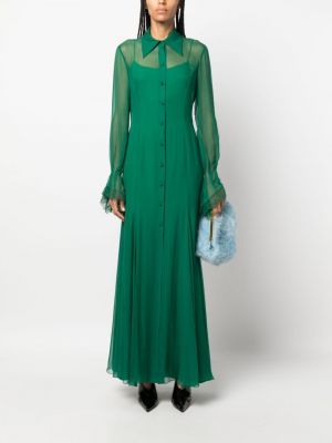 Večerní šaty Alberta Ferretti zelené