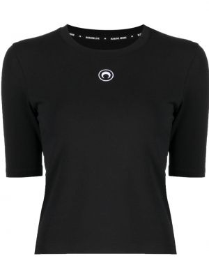 Bavlnené tričko Marine Serre čierna