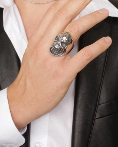 Кольцо Chromemans серебряное
