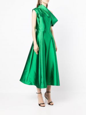 Sukienka midi drapowana Greta Constantine zielona