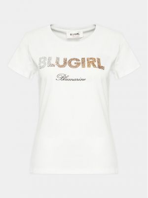 Marškinėliai Blugirl Blumarine balta