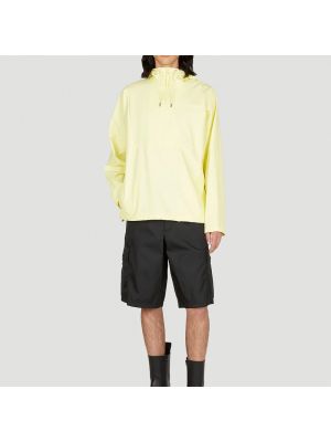 Anorak con capucha impermeable Rains amarillo