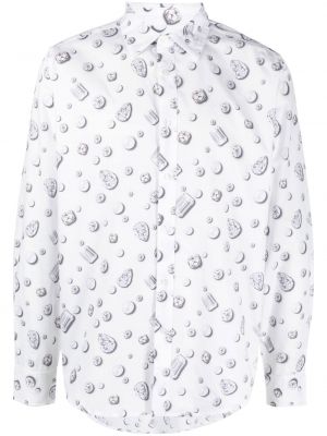 Košulja s gumbima s printom Viktor & Rolf bijela