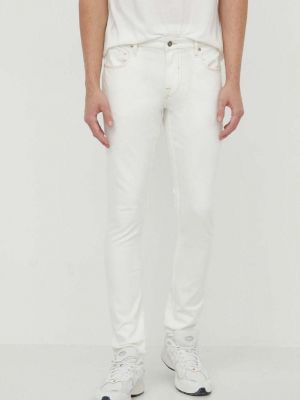 Białe jeansy skinny Guess