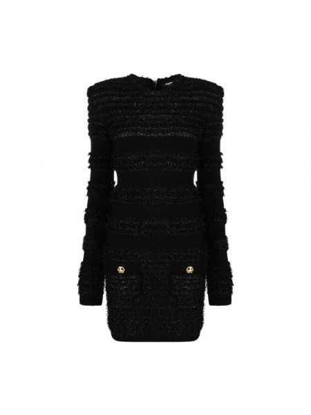 Sukienka mini Balmain czarna