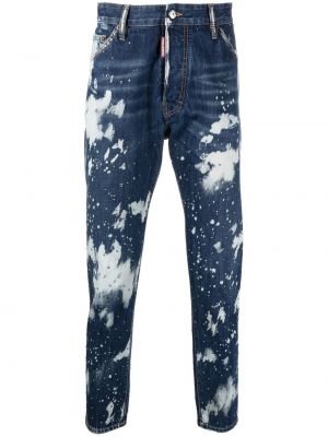 Avsmalnande jeans Dsquared2 blå