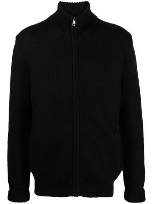 Woll strickjacke mit reißverschluss Dolce & Gabbana schwarz