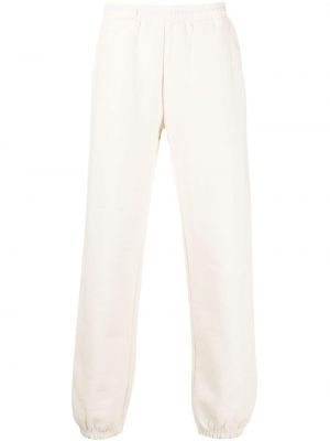 Bavlnené nohavice s výšivkou Museum Of Peace & Quiet biela