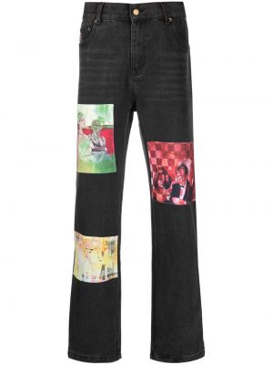 Straight leg jeans Kidsuper nero