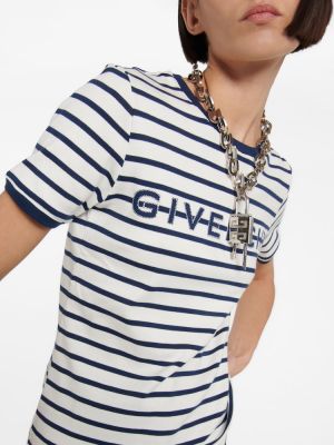 Džerzej pruhované bavlnené tričko Givenchy
